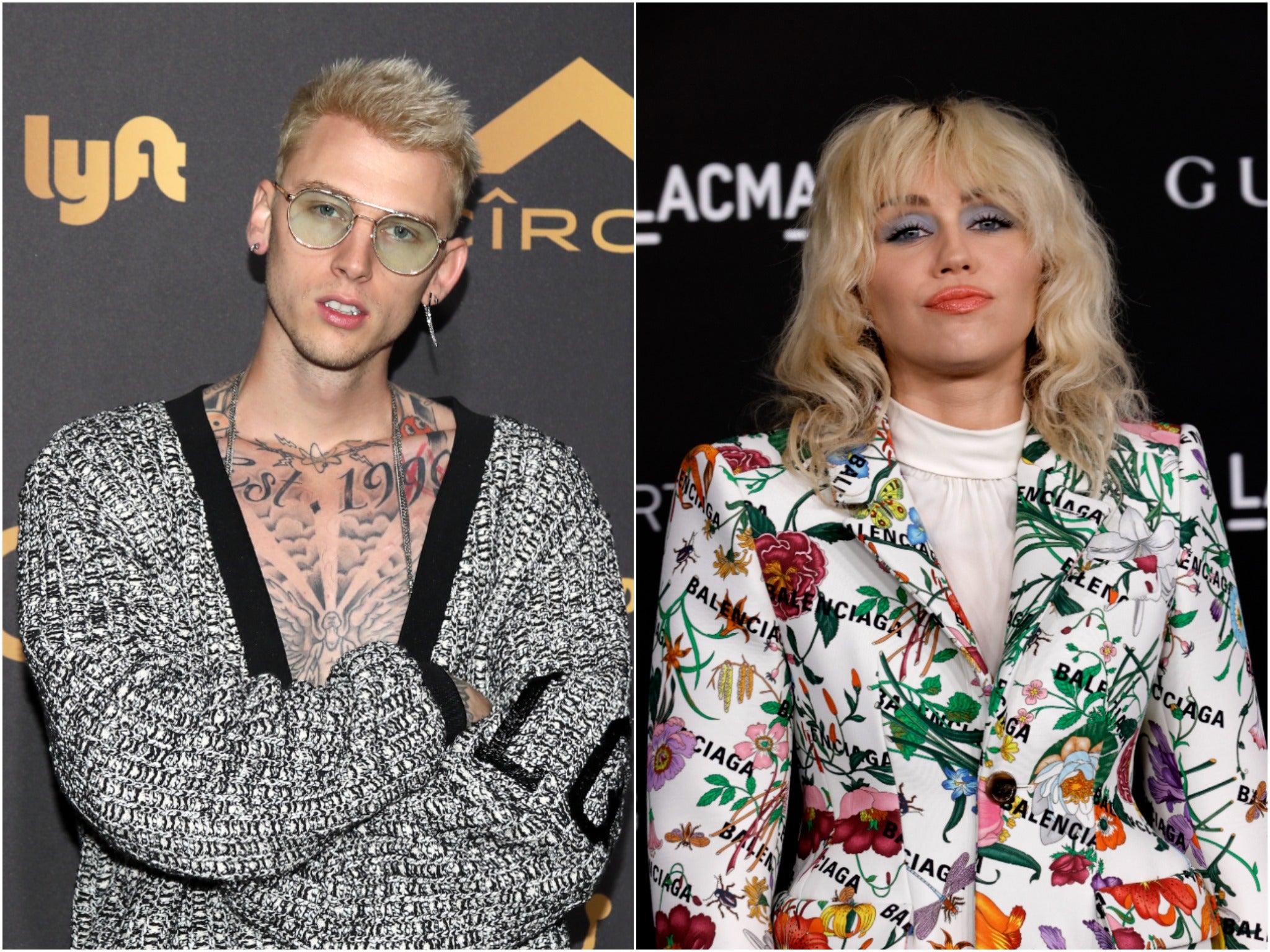 Grammys 2022 Miley Cyrus and Machine Gun Kelly among artists who have